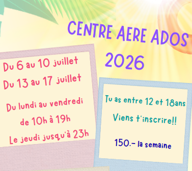 Jardin Robinson – Centre aéré ados